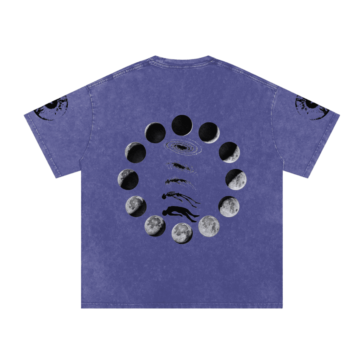 Falling Out Of Space Washed Oversized Cotton T-Shirt - The Shadow Archive