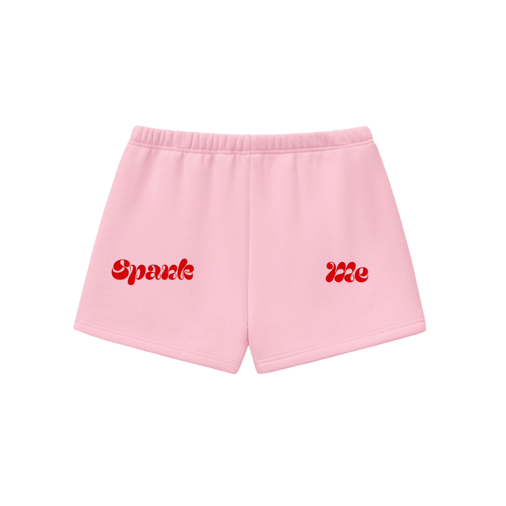 Spank Me Fleece Drawstring Sweatshorts - The Shadow Archive