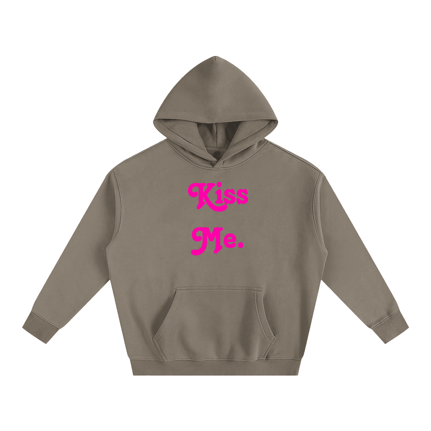 Bipolar Kisses Kitty Fleeced Hoodie - The Shadow Archive