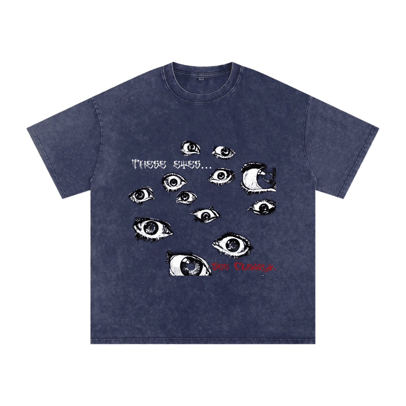 These Eyes Oversized Cotton T-Shirt - The Shadow Archive