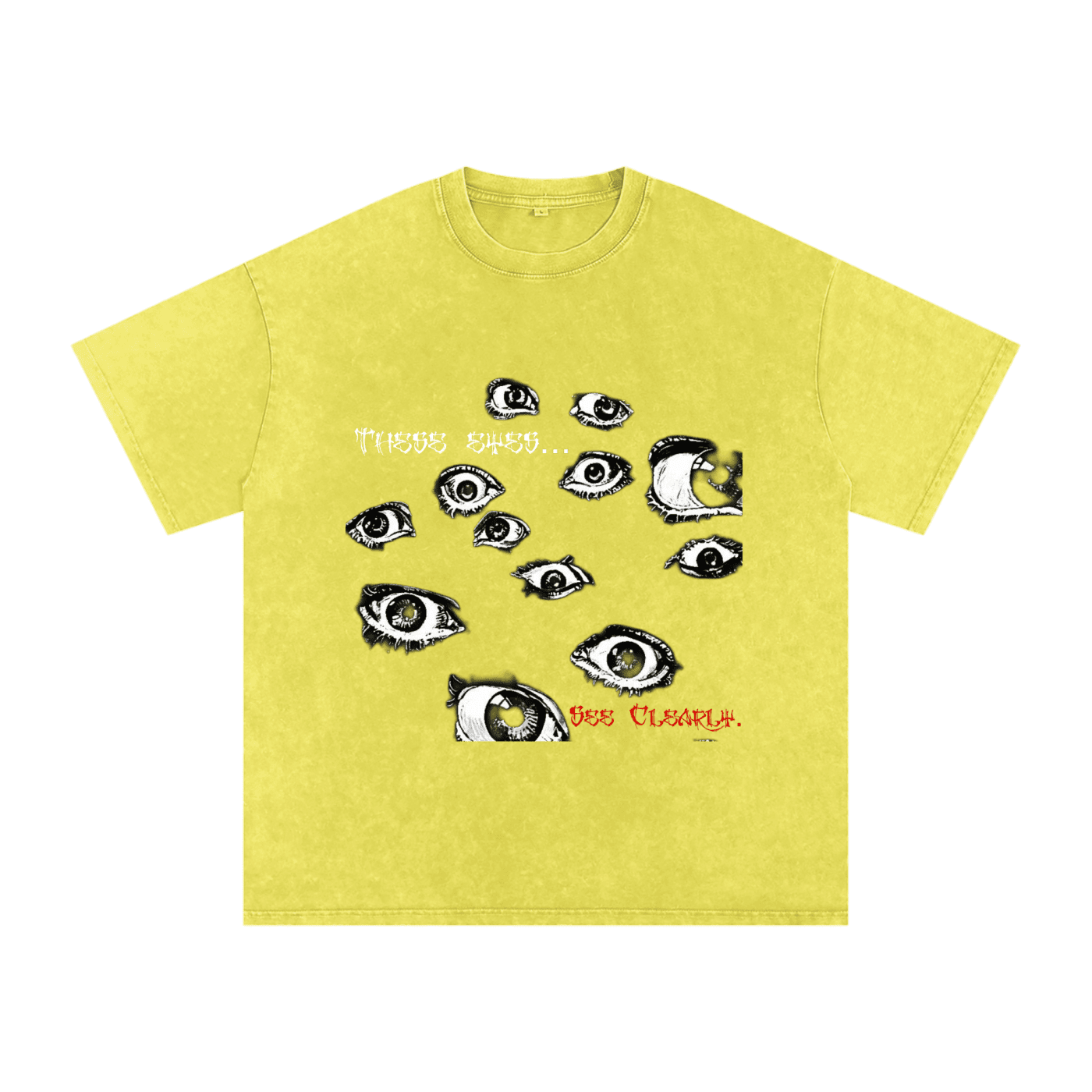 These Eyes Oversized Cotton T-Shirt - The Shadow Archive