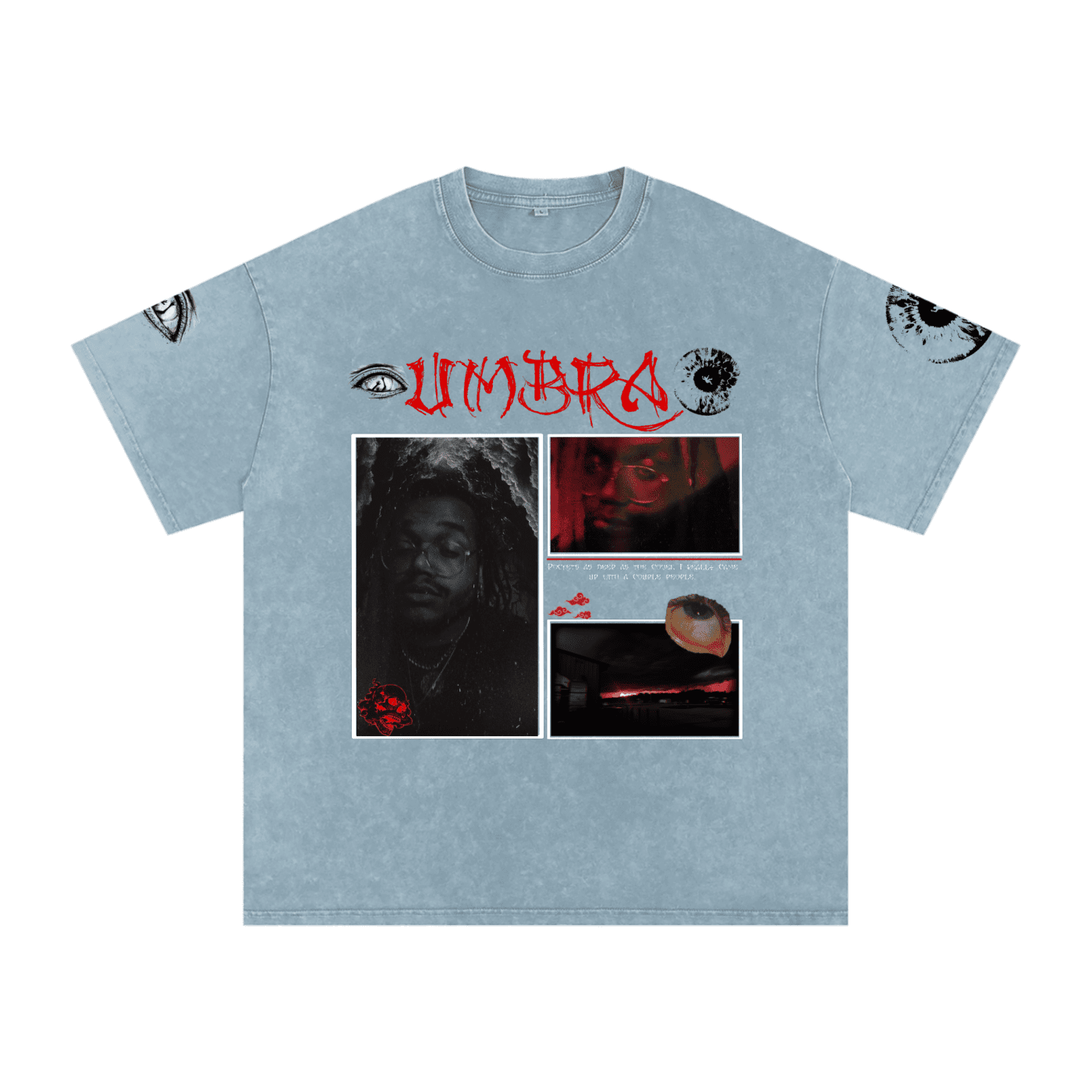 Umbra Washed Oversized Cotton T-Shirt - The Shadow Archive