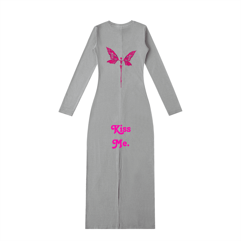 Odd Queen Slit Maxi Dress - The Shadow Archive