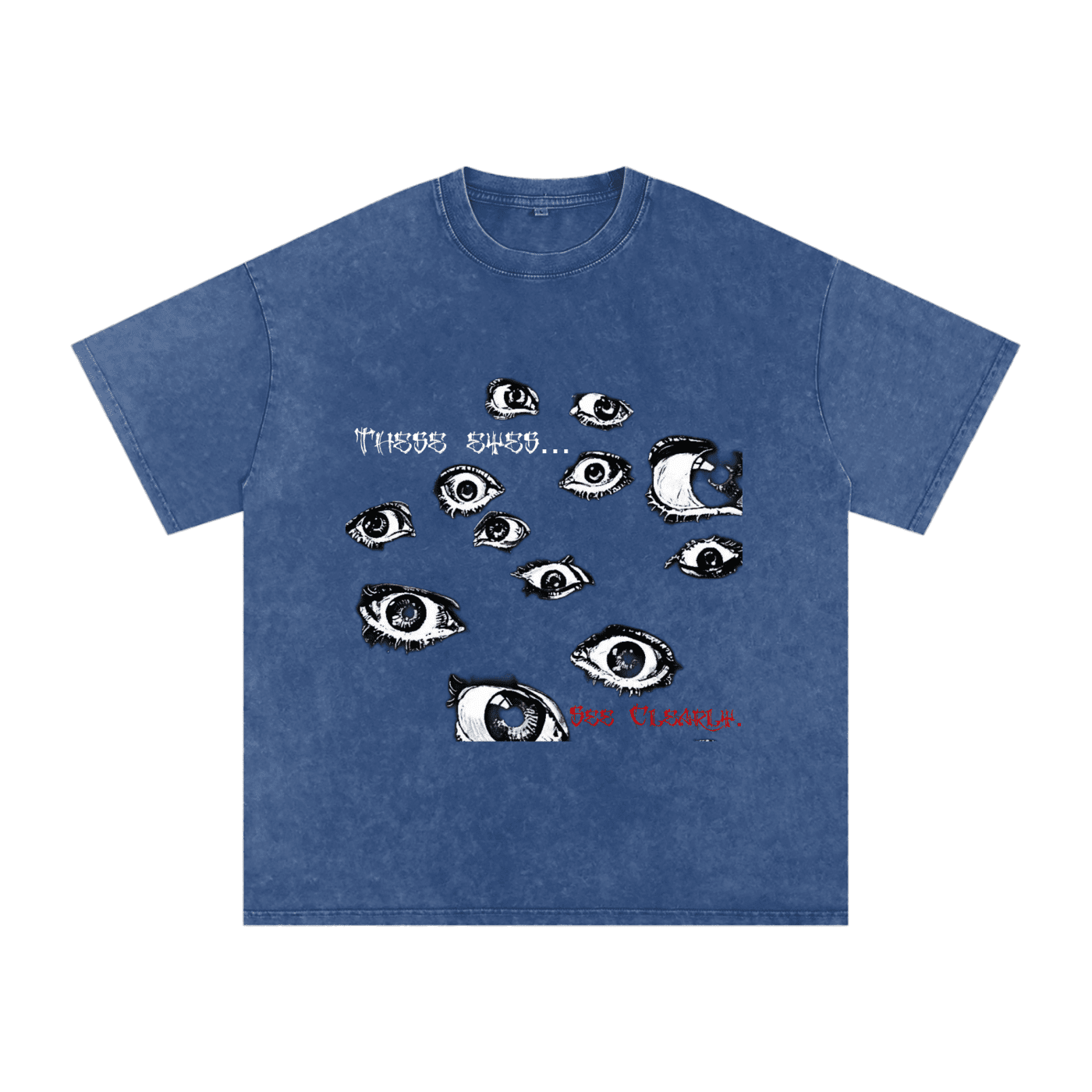 These Eyes Oversized Cotton T-Shirt - The Shadow Archive