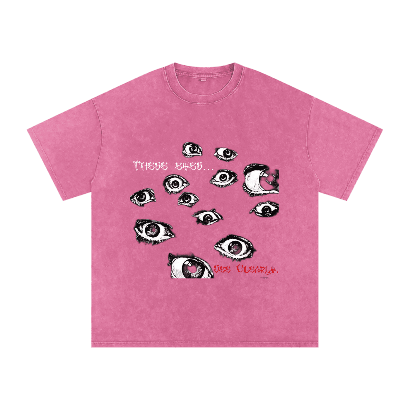 These Eyes Oversized Cotton T-Shirt - The Shadow Archive