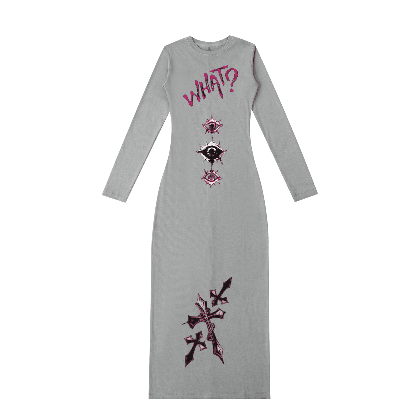 Odd Queen Slit Maxi Dress - The Shadow Archive