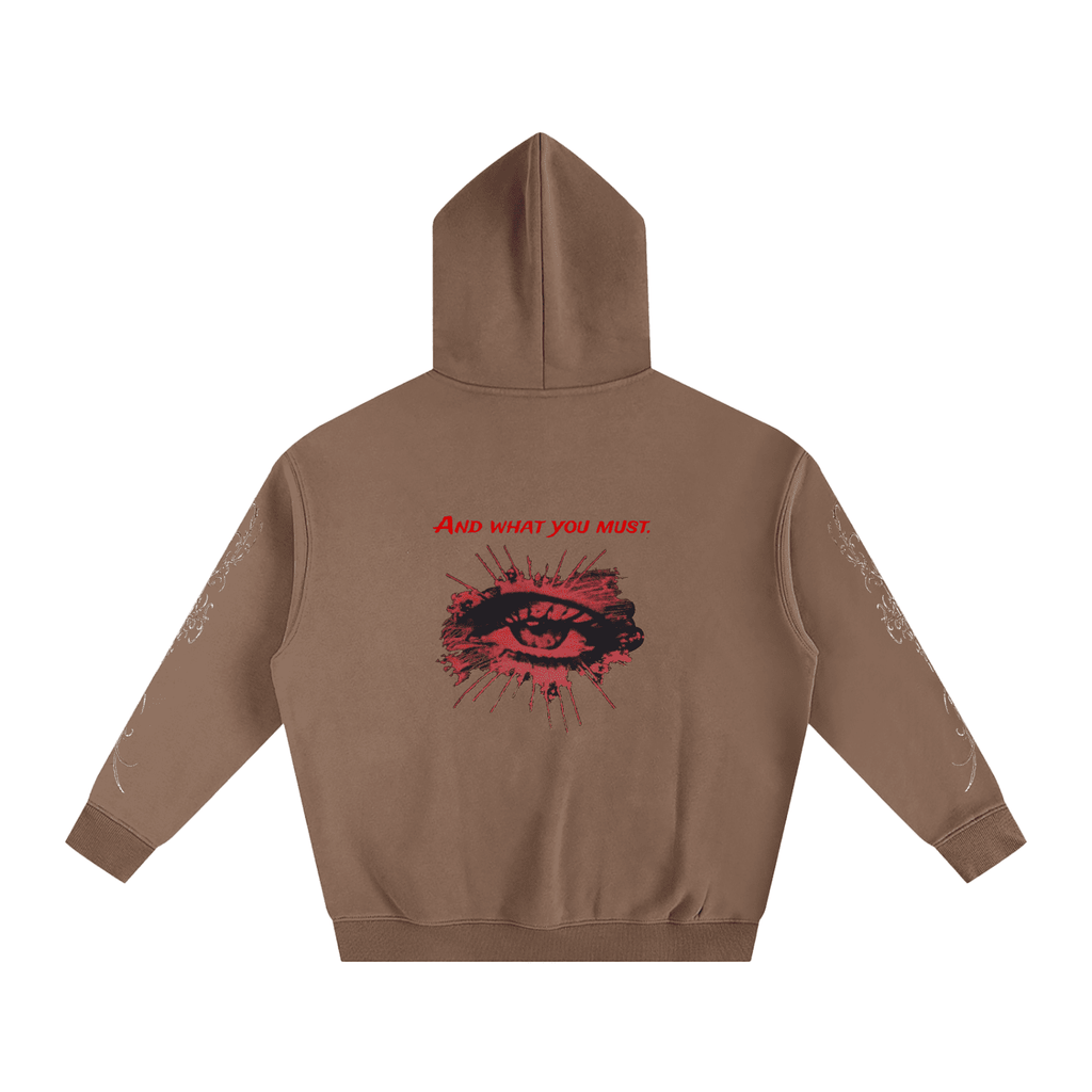 Do As I Say Oversize Fleeced Hoodie - The Shadow Archive