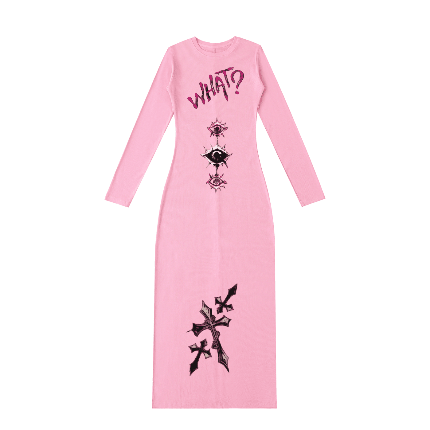 Odd Queen Slit Maxi Dress - The Shadow Archive