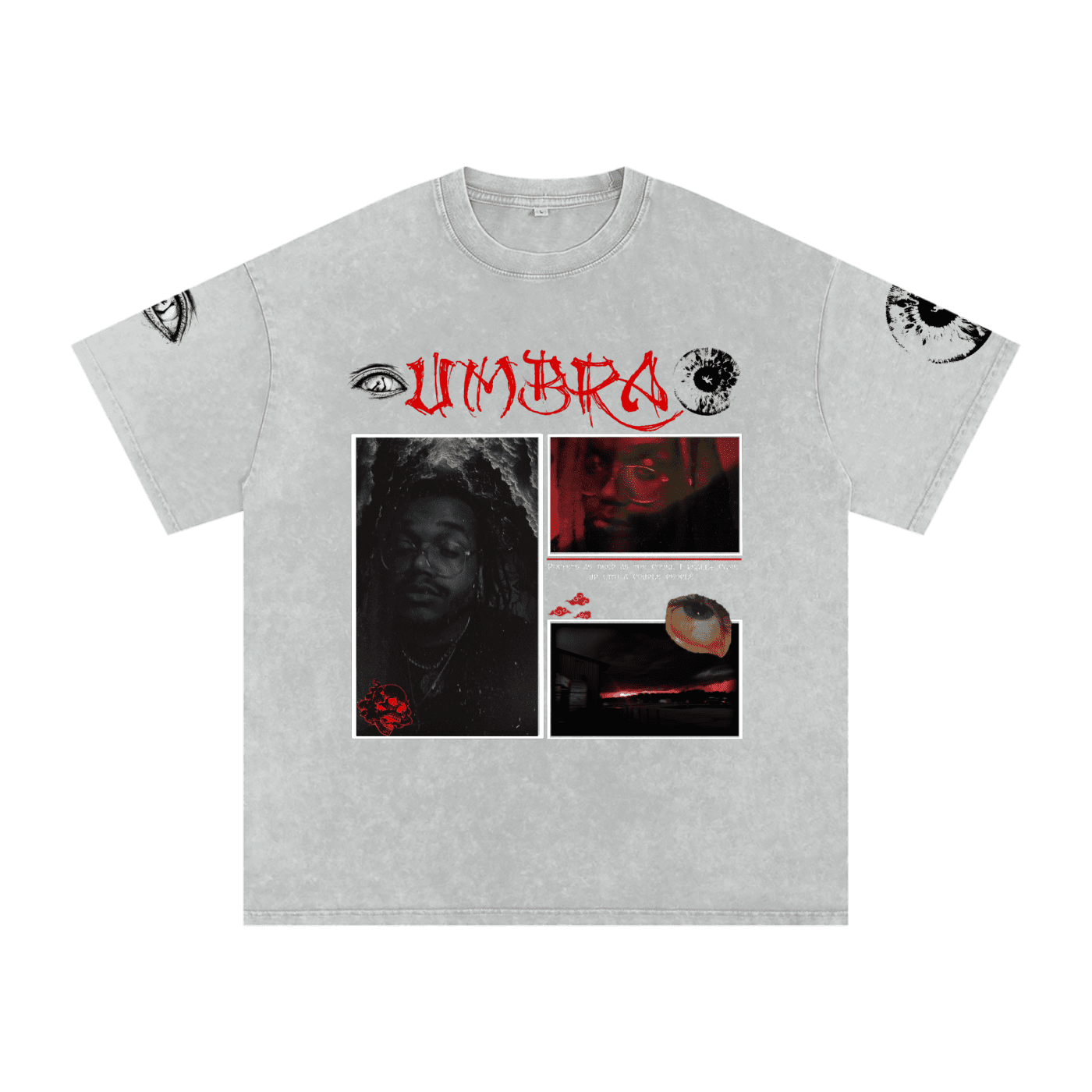 Umbra Washed Oversized Cotton T-Shirt - The Shadow Archive