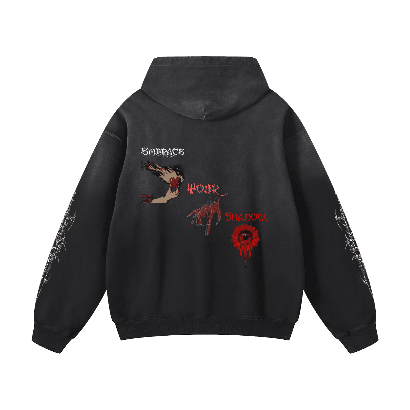 These Eyes Sunfade Oversized Hoodie - The Shadow Archive