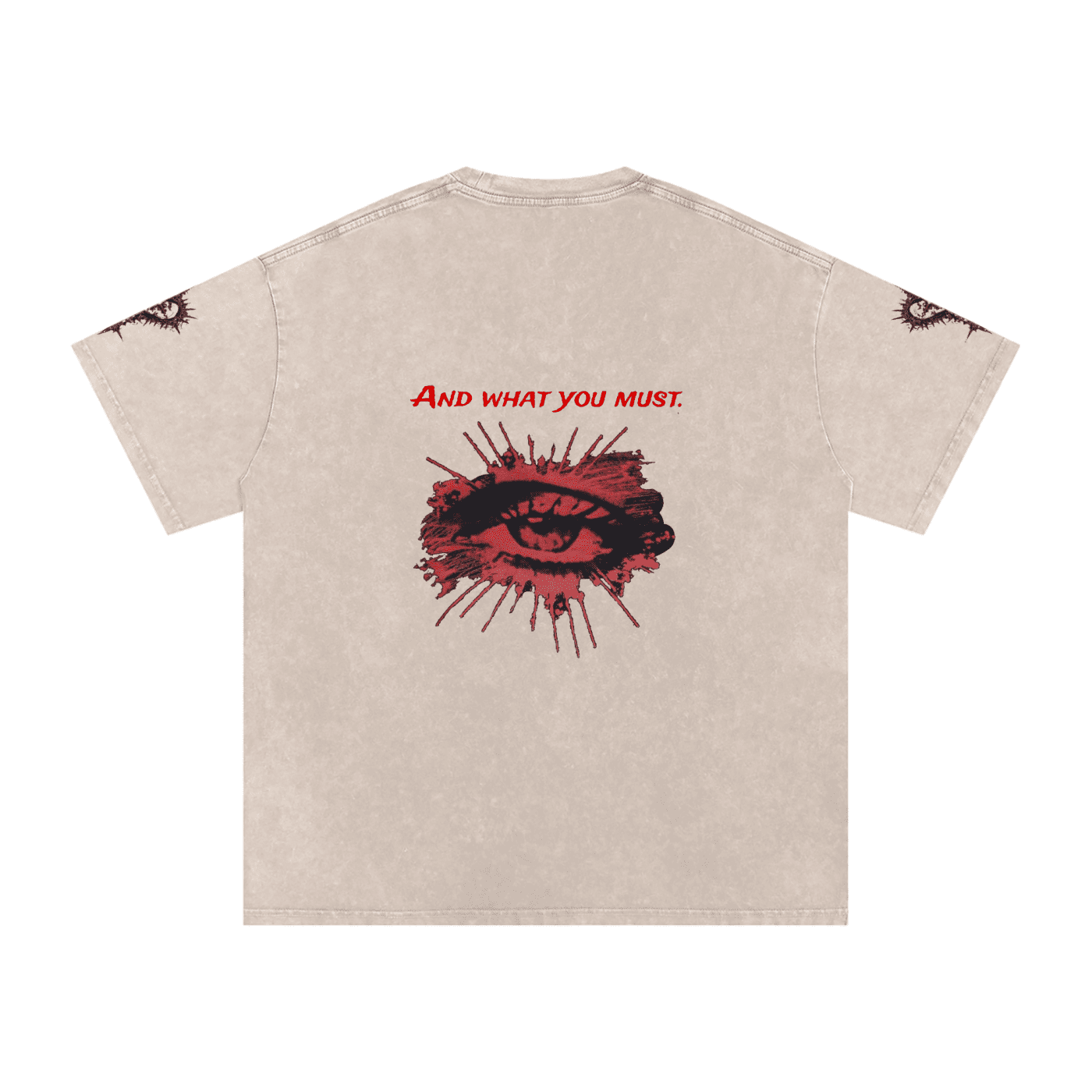 Do As I Say Washed Oversized Cotton T-Shirt - The Shadow Archive