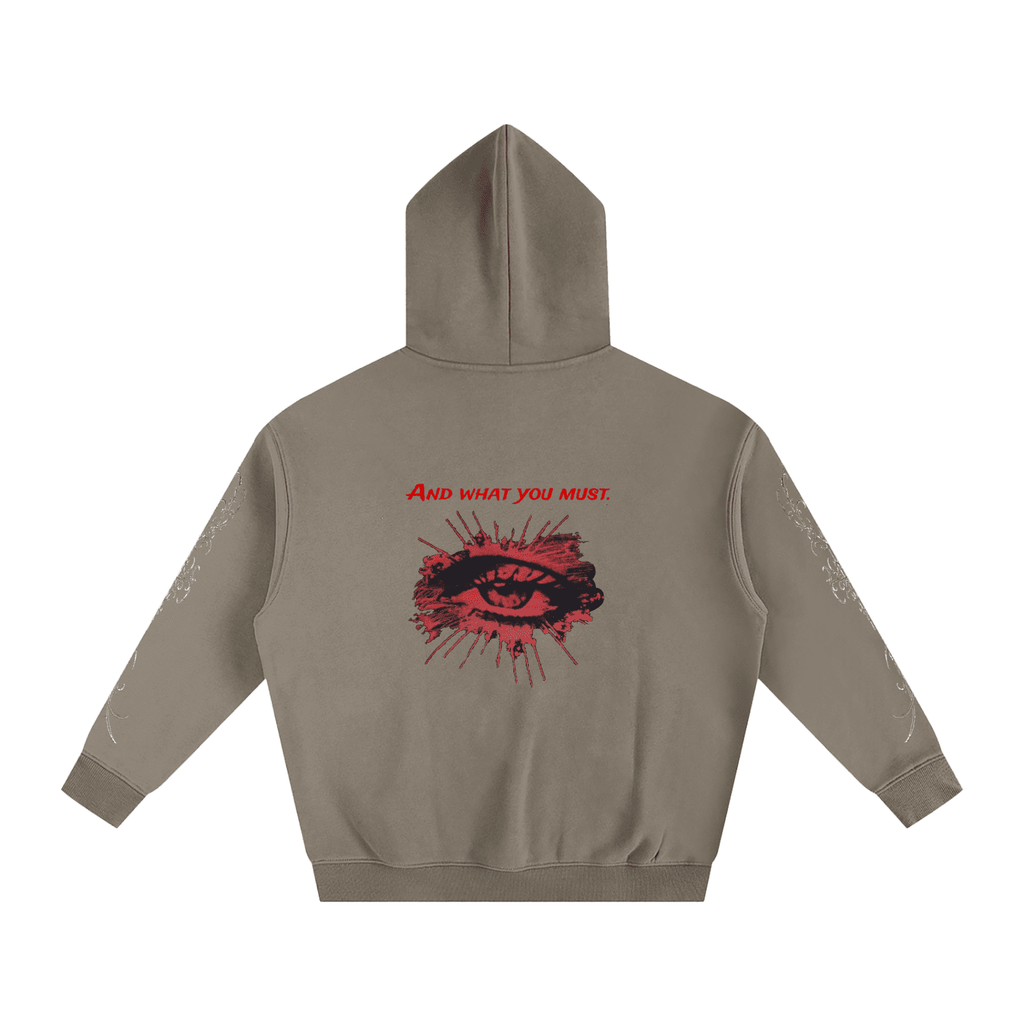 Do As I Say Oversize Fleeced Hoodie - The Shadow Archive