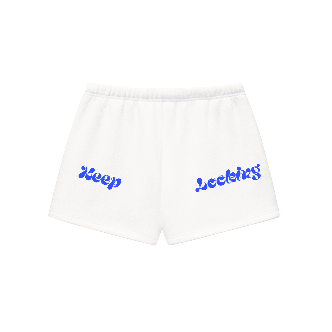 Keep Looking Fleece Drawstring Sweatshorts - The Shadow Archive