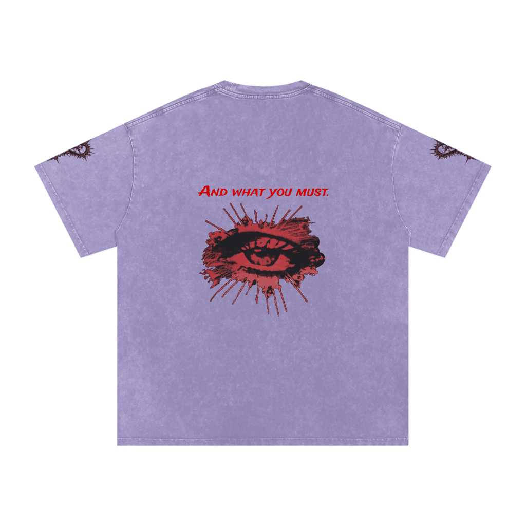 Do As I Say Washed Oversized Cotton T-Shirt - The Shadow Archive