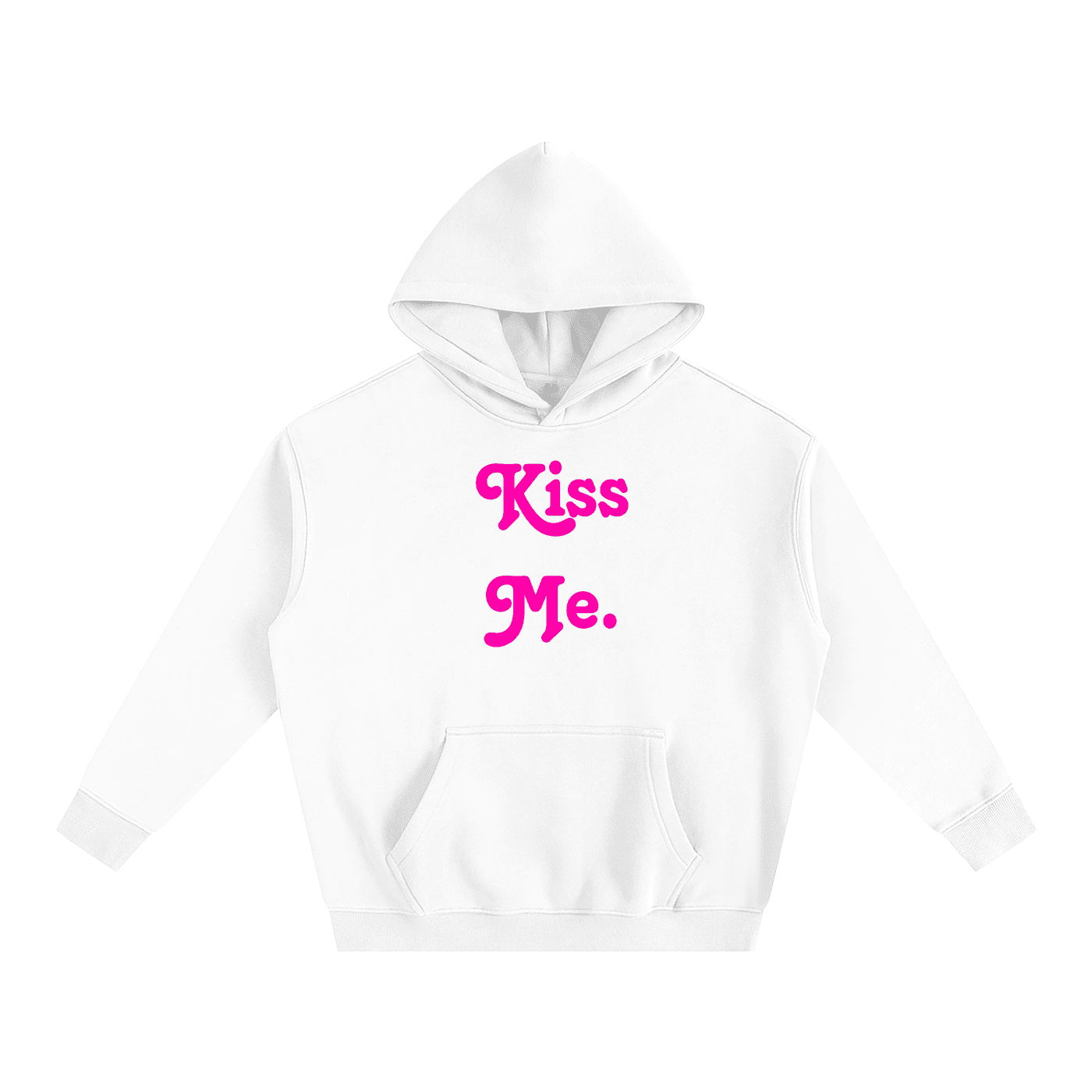 Bipolar Kisses Kitty Fleeced Hoodie - The Shadow Archive