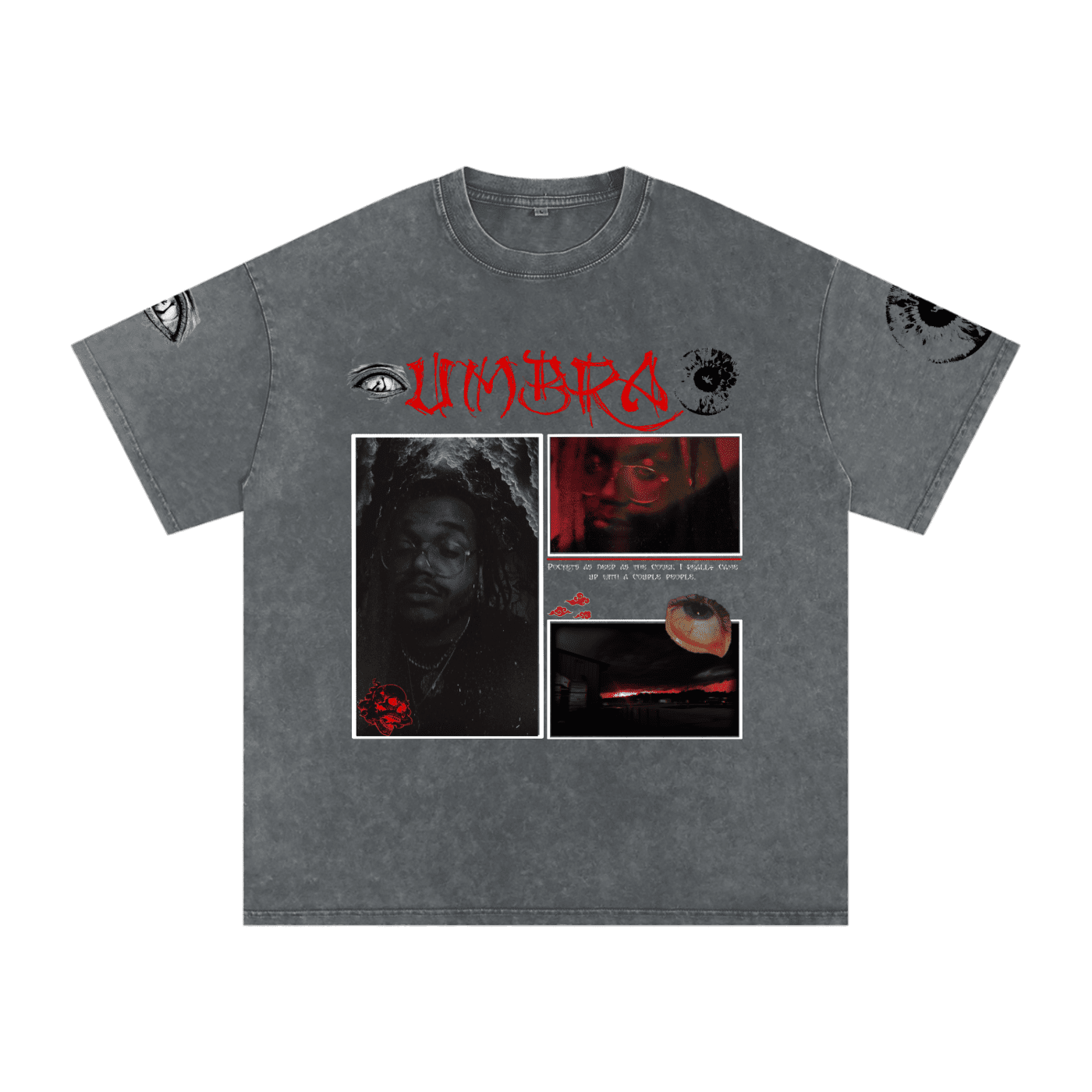 Umbra Washed Oversized Cotton T-Shirt - The Shadow Archive