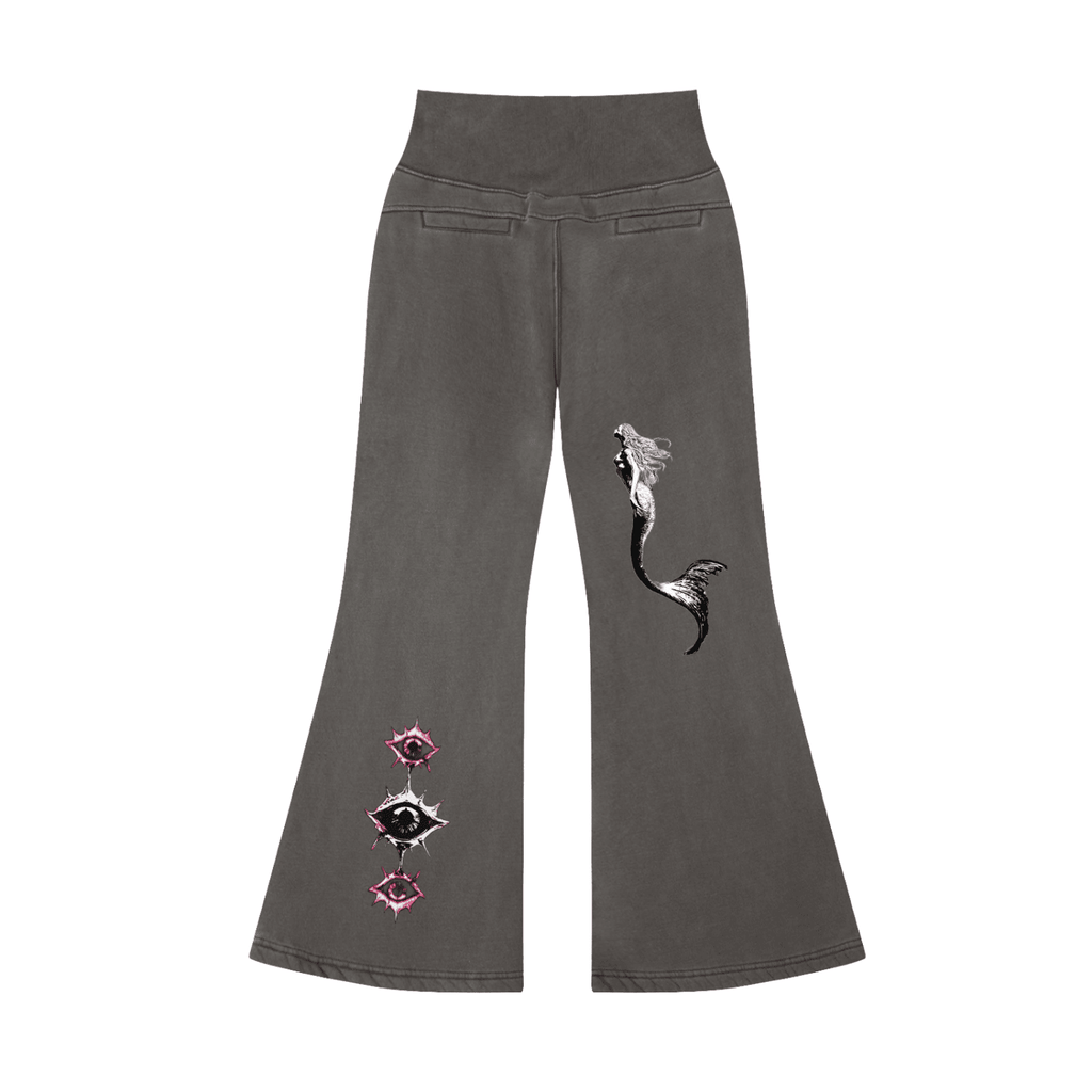 Half - Fledged Vampress Flared Fleece Pants - The Shadow Archive