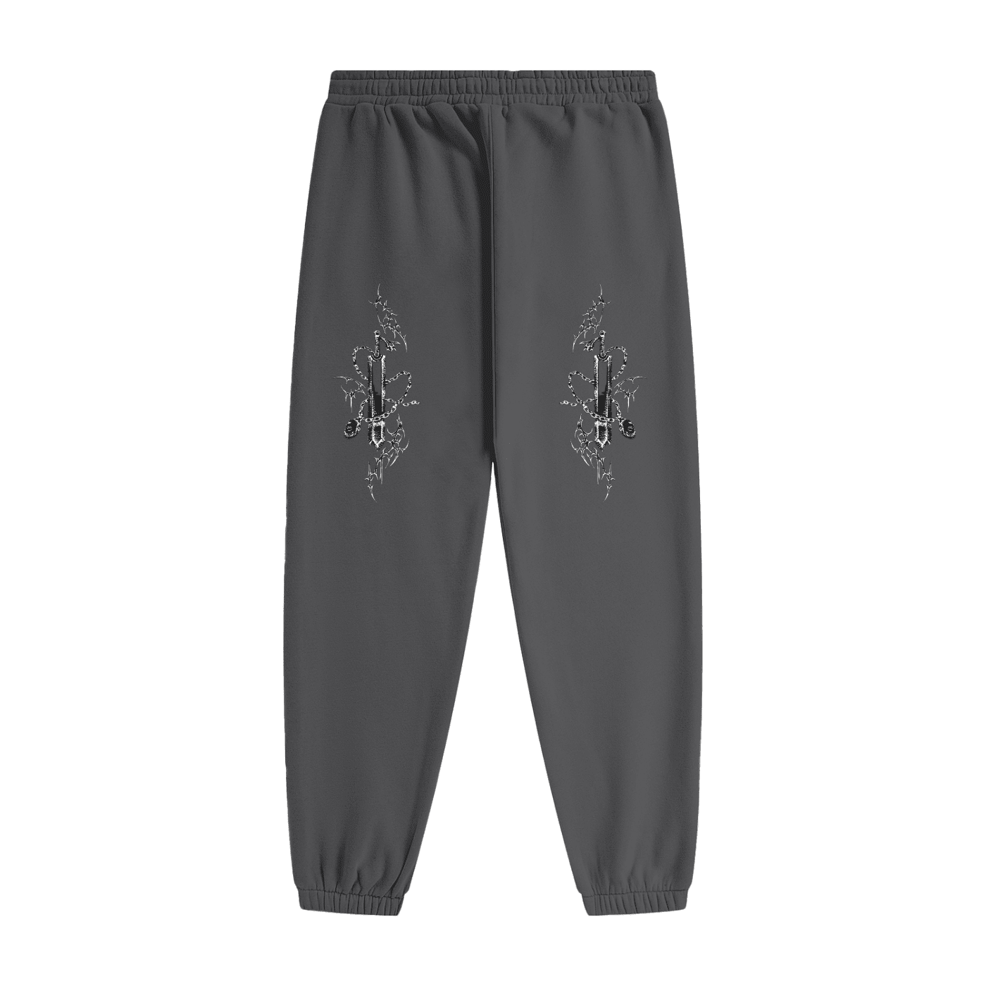 Gothic Fleece Joggers - The Shadow Archive