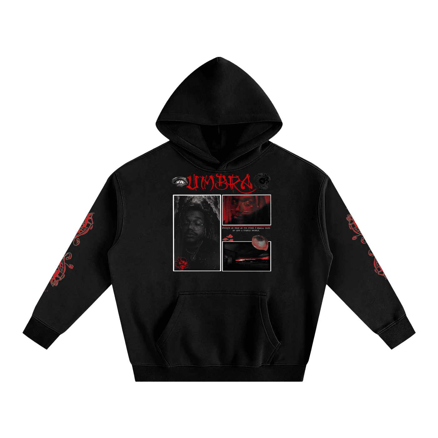 Umbra Oversize Fleeced Hoodie - The Shadow Archive