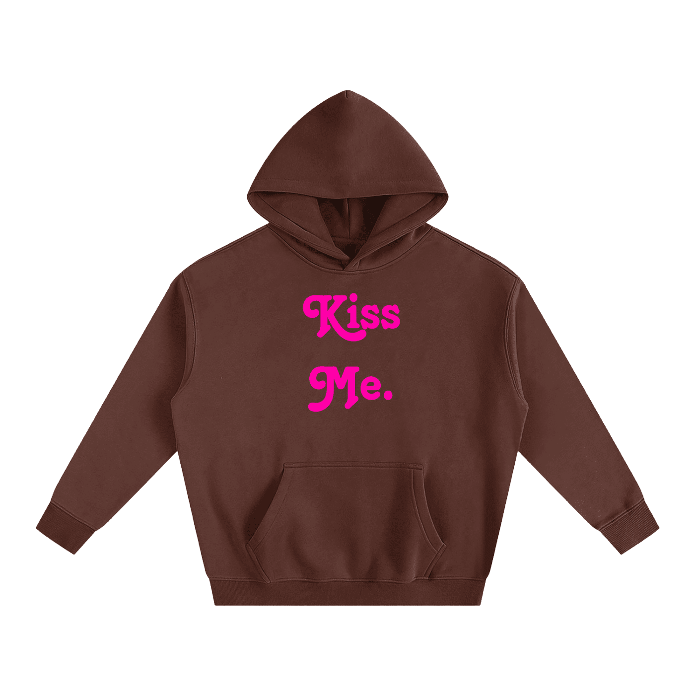 Bipolar Kisses Kitty Fleeced Hoodie - The Shadow Archive