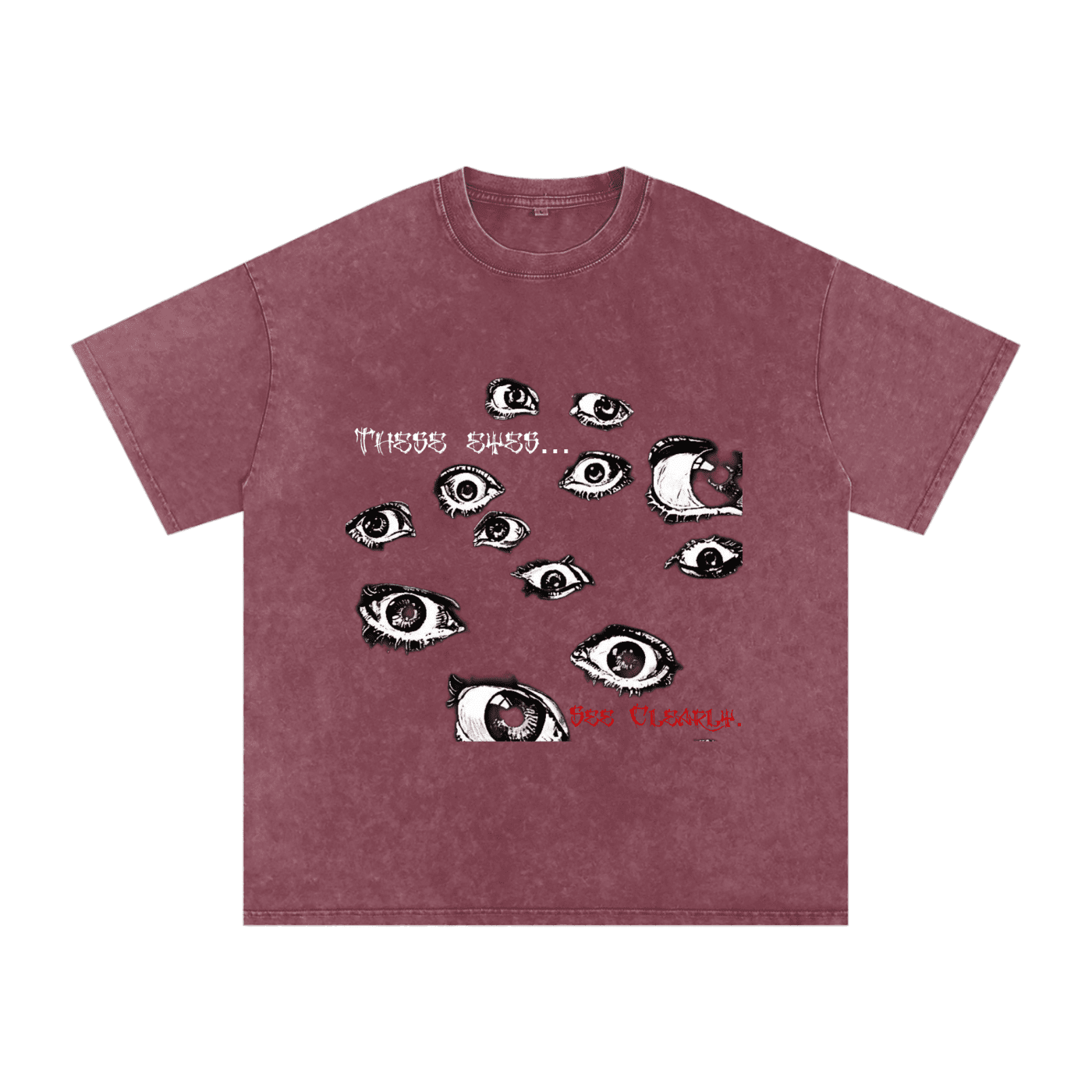 These Eyes Oversized Cotton T-Shirt - The Shadow Archive