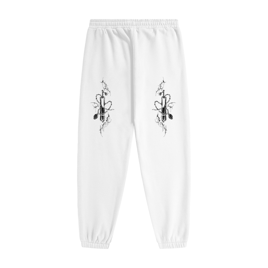 Gothic Fleece Joggers - The Shadow Archive