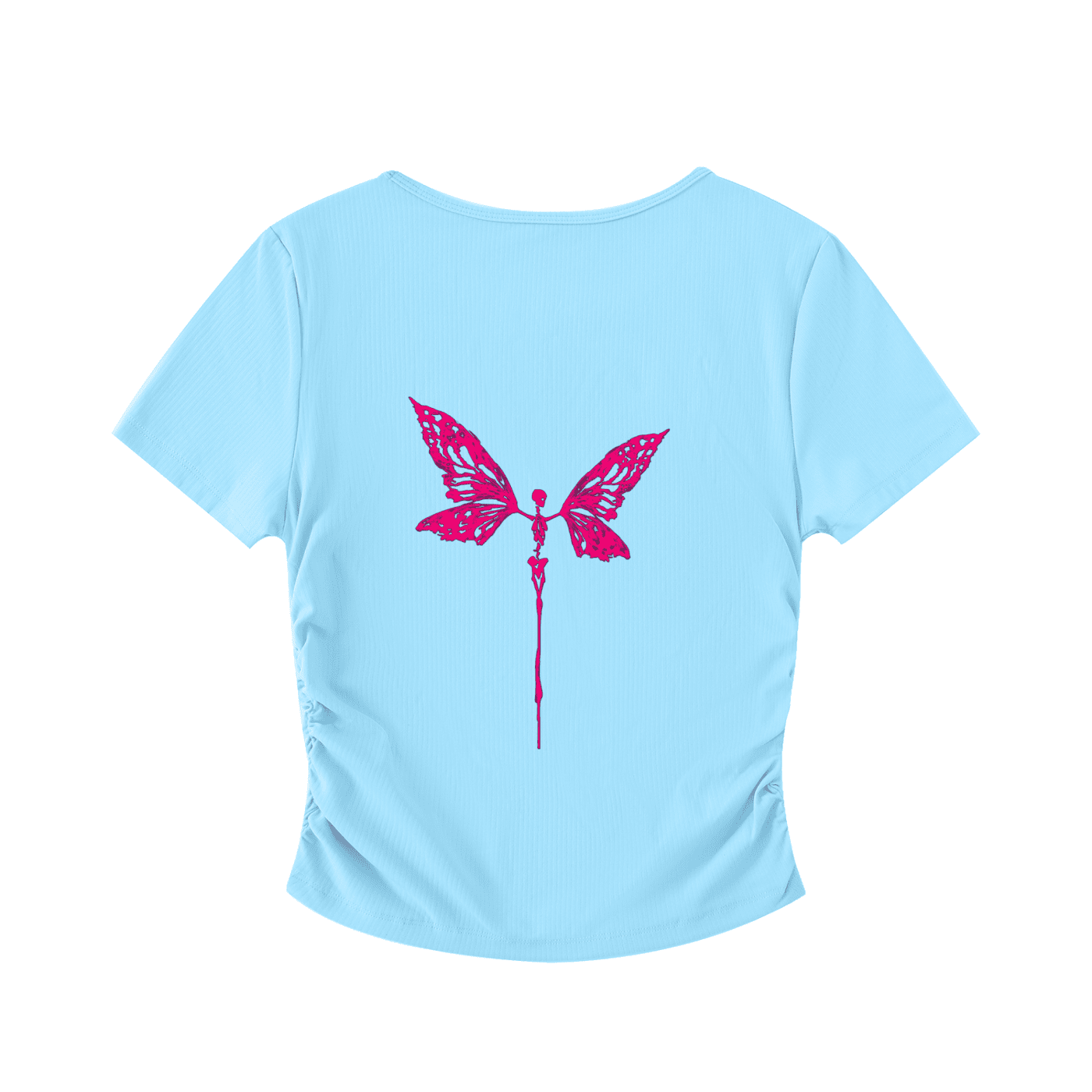 Dead Fairy Bodycon Crop Top - The Shadow Archive