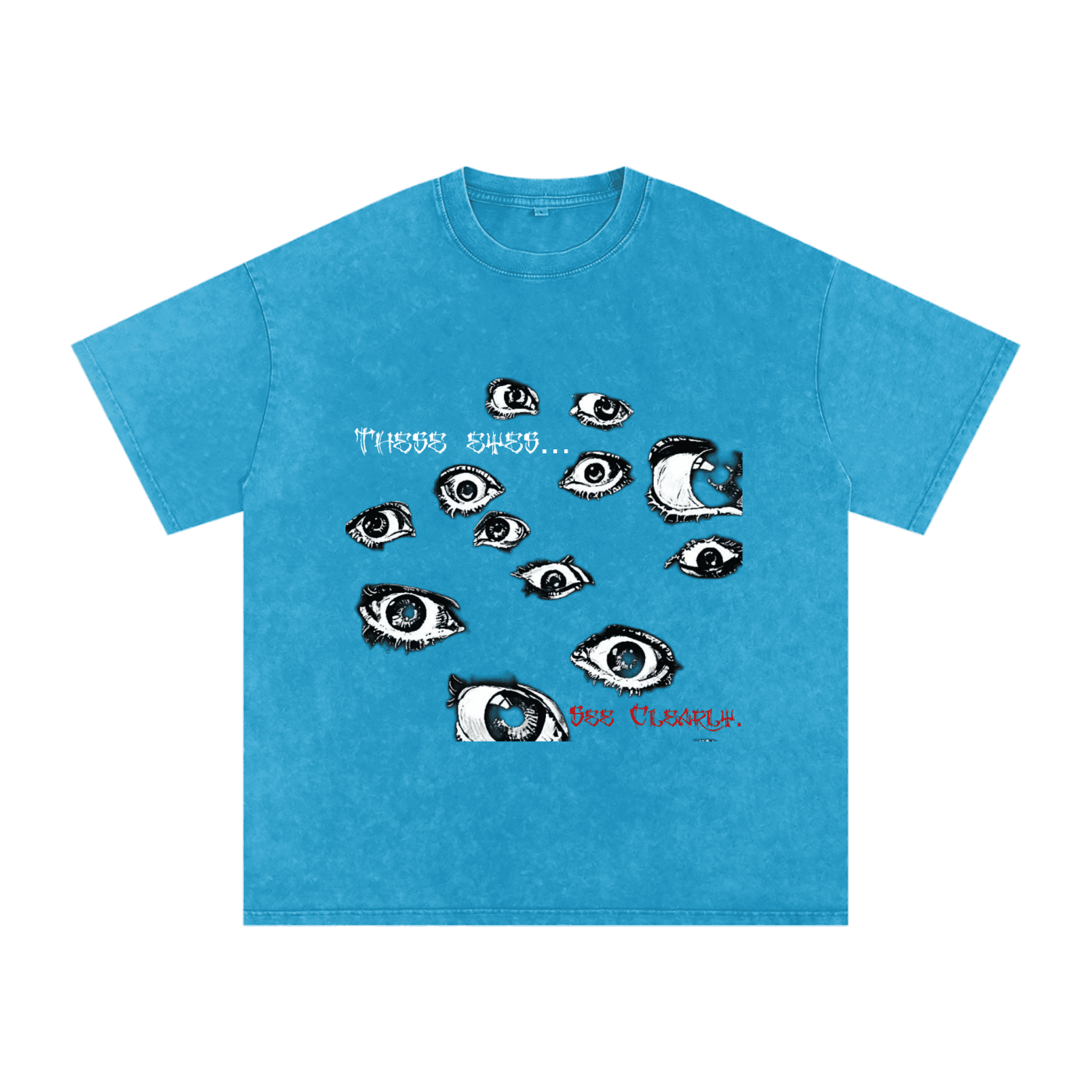 These Eyes Oversized Cotton T-Shirt - The Shadow Archive