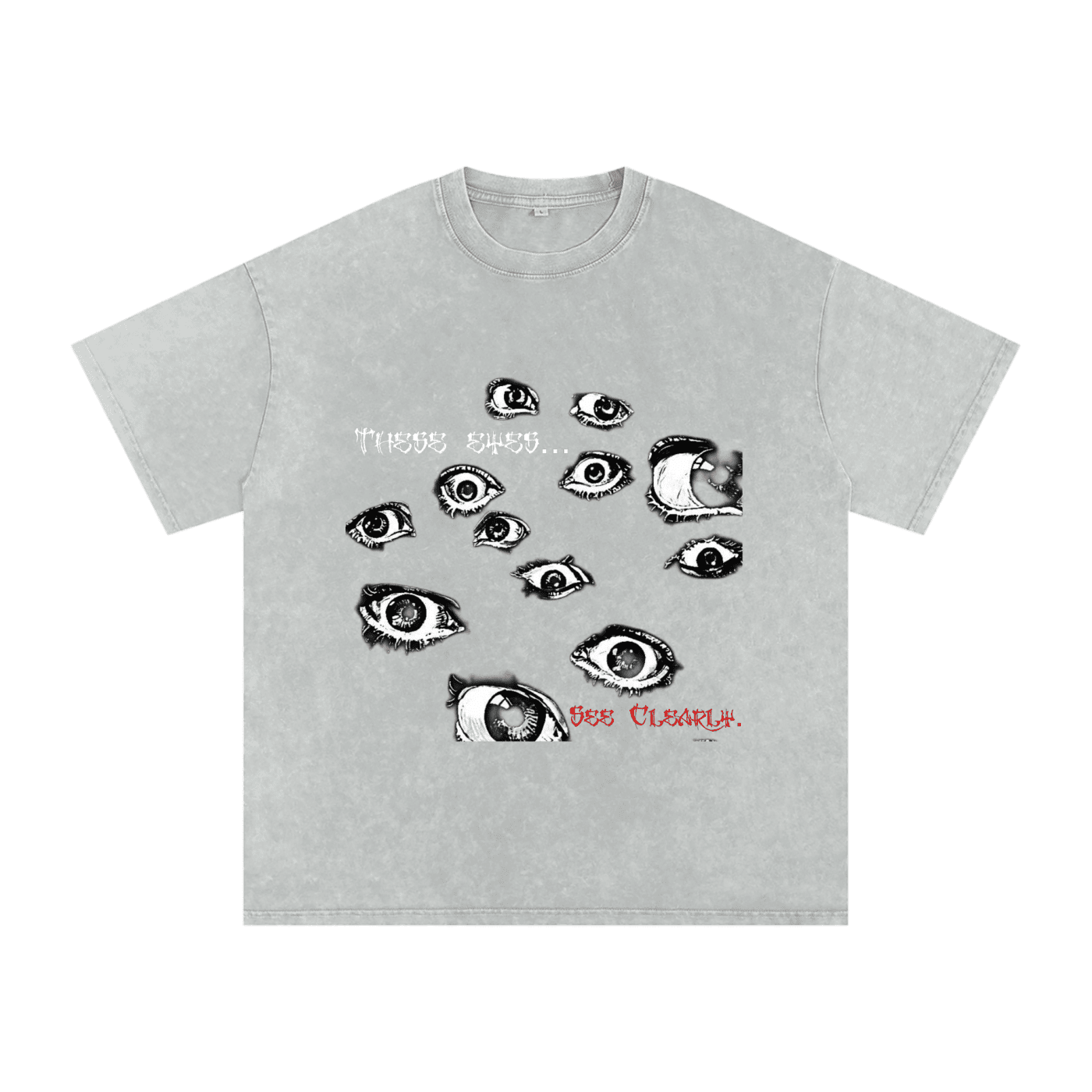 These Eyes Oversized Cotton T-Shirt - The Shadow Archive