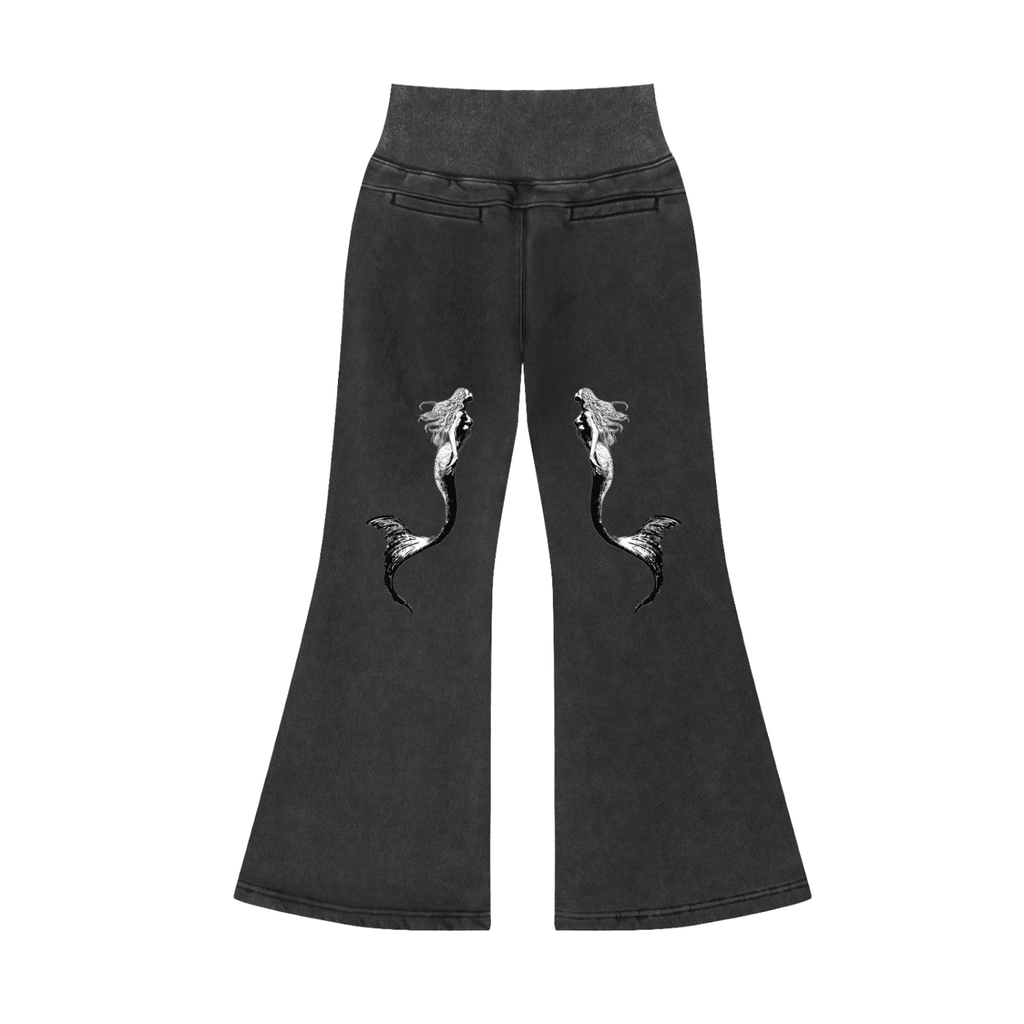 Gothic Princess Flared Fleece Pants - The Shadow Archive