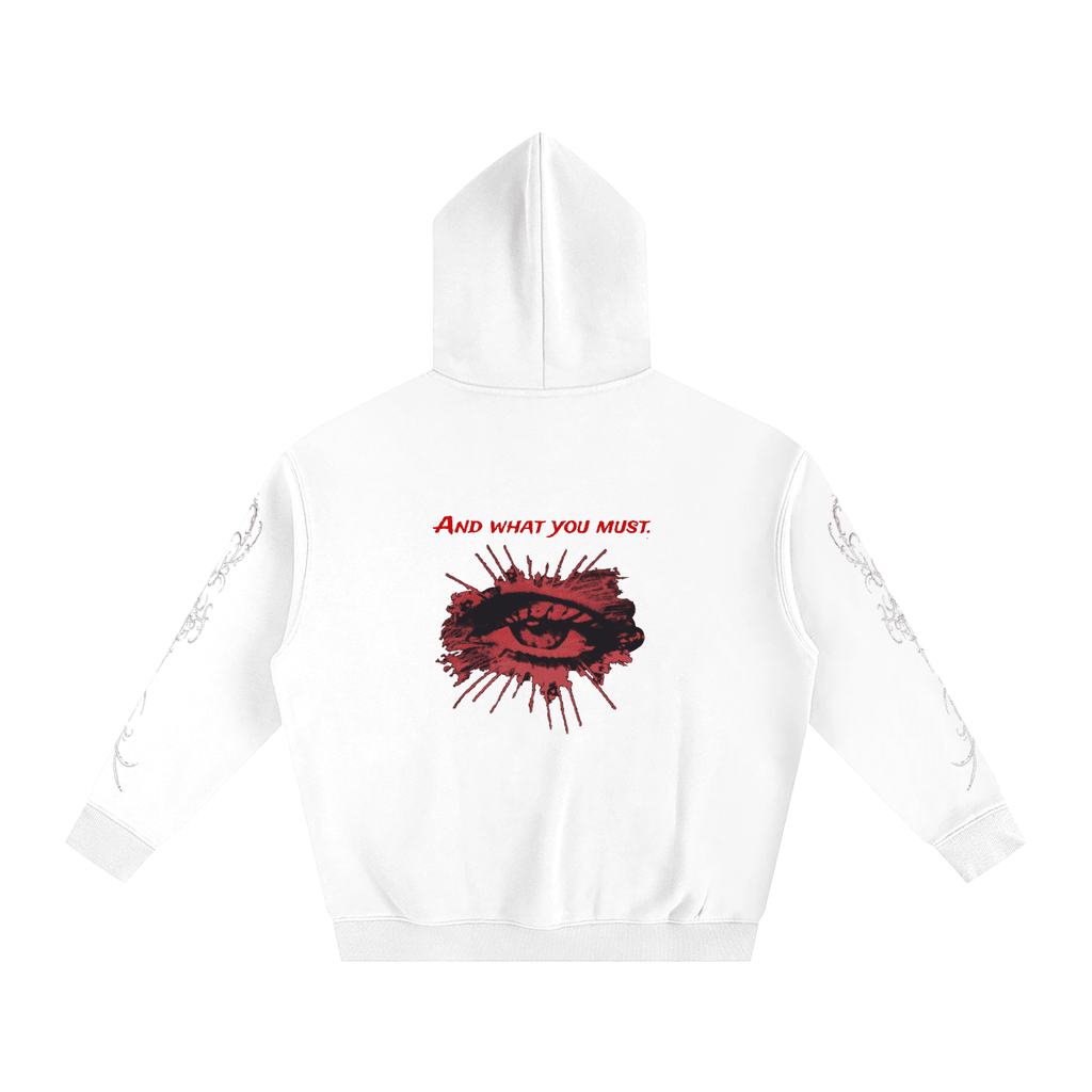 Do As I Say Oversize Fleeced Hoodie - The Shadow Archive