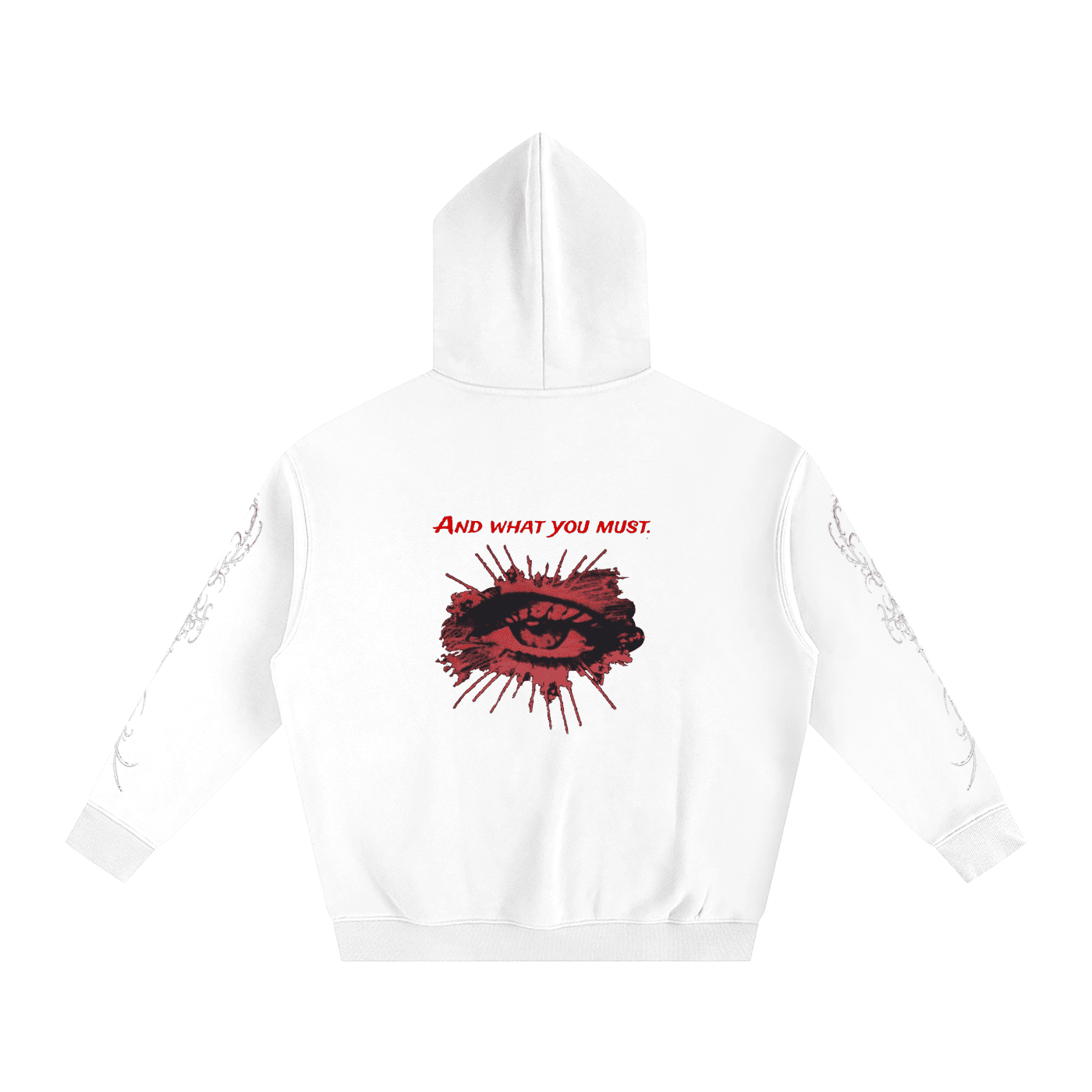 Do As I Say Oversize Fleeced Hoodie - The Shadow Archive