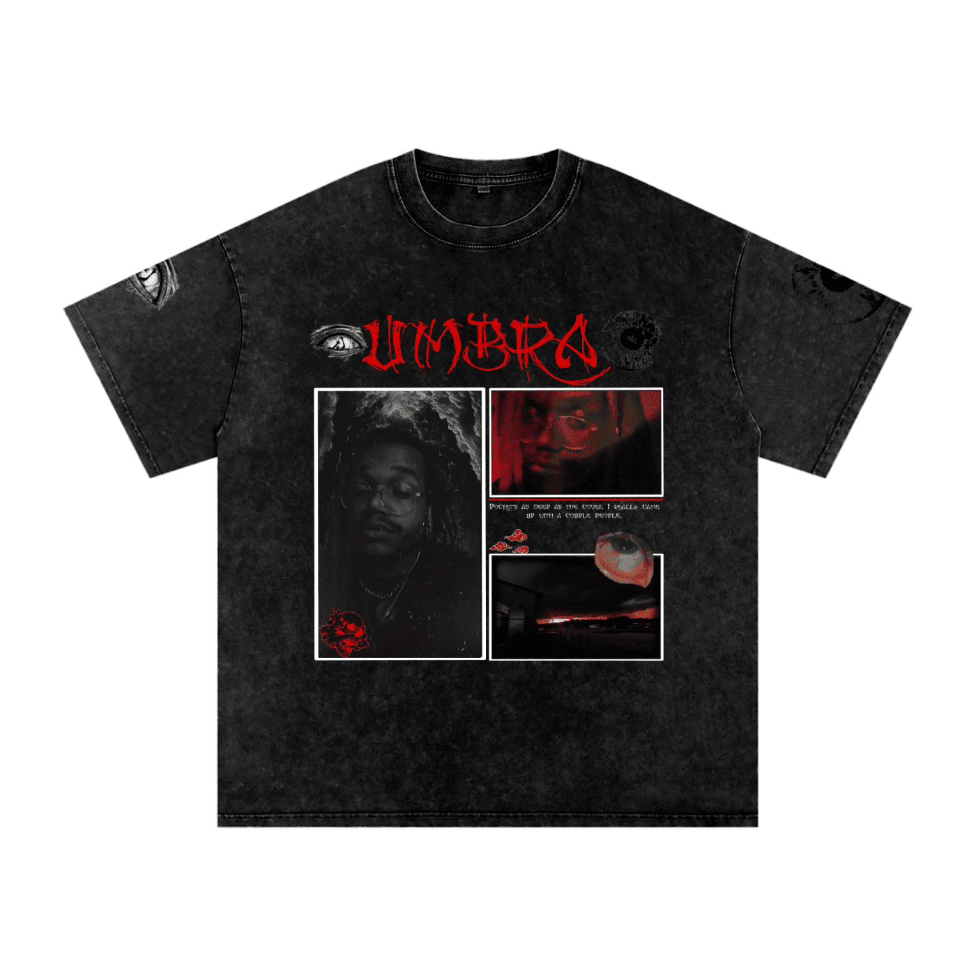 Umbra Washed Oversized Cotton T-Shirt - The Shadow Archive