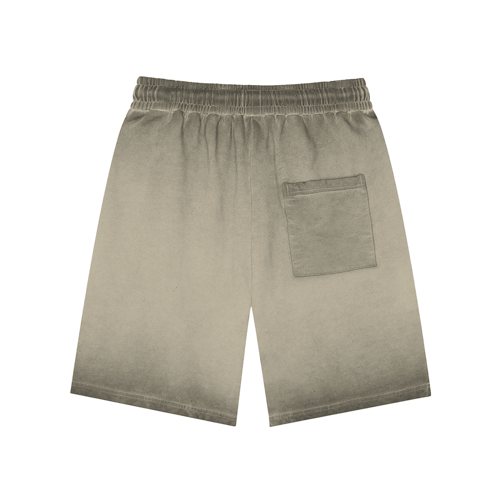 Eyes Reverse Dyed Sweatshorts - The Shadow Archive