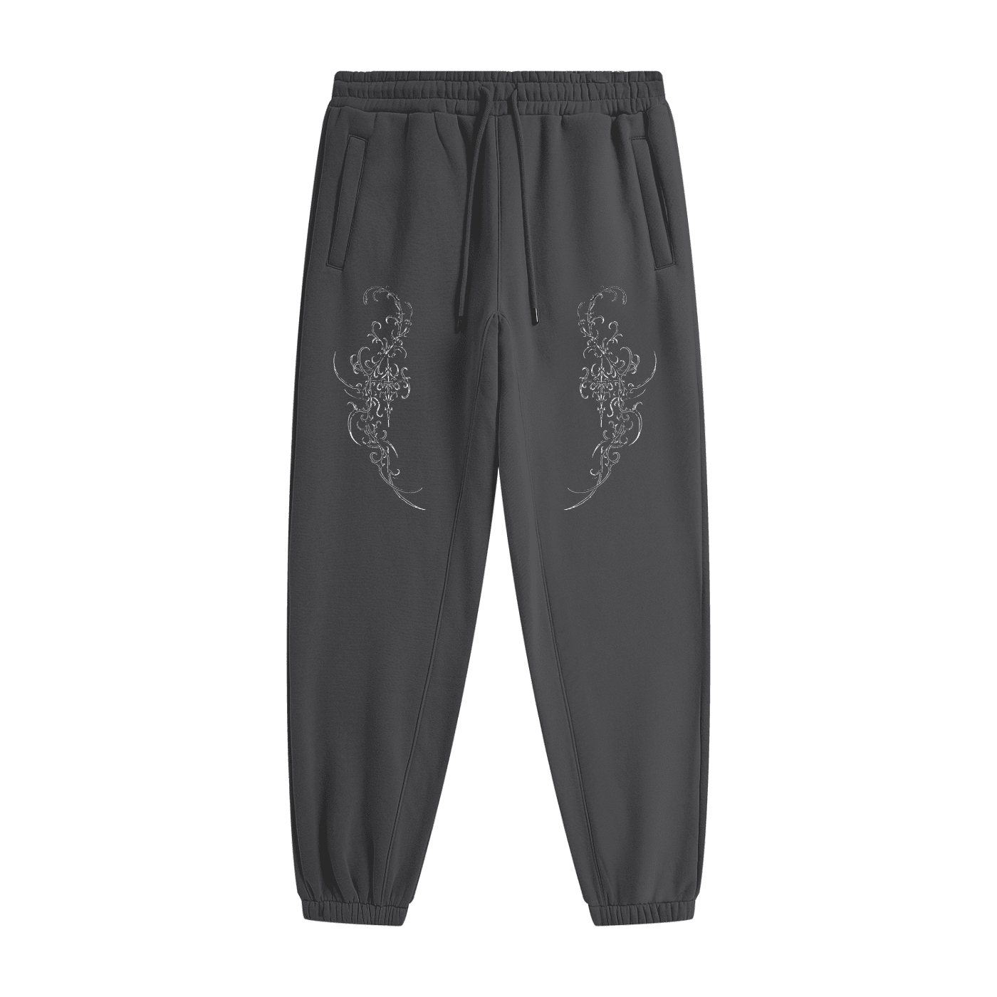 Gothic Fleece Joggers - The Shadow Archive