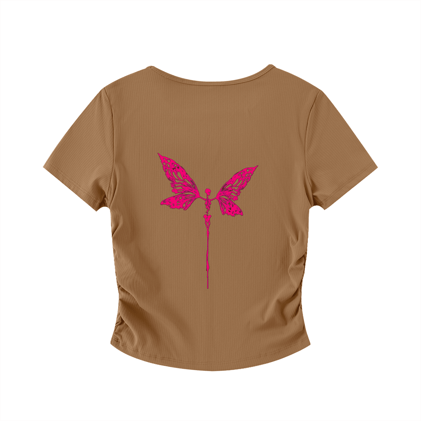 Dead Fairy Bodycon Crop Top - The Shadow Archive