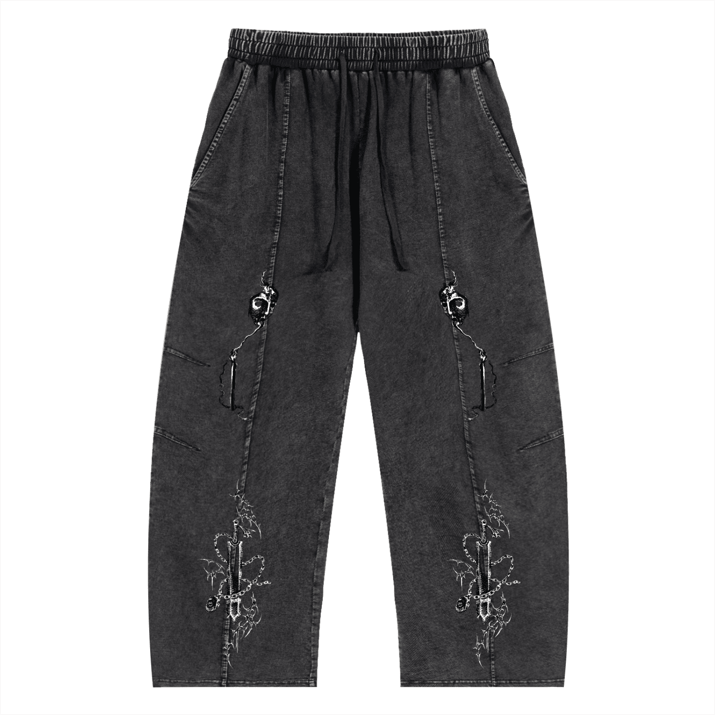 Regalia Drawstring Cotton Pants - The Shadow Archive