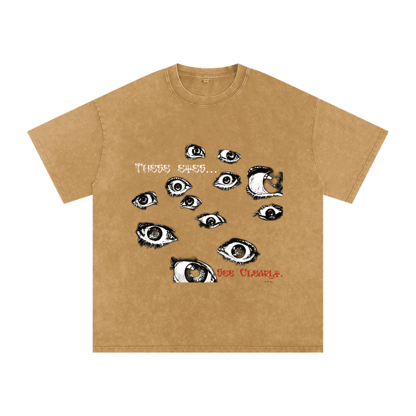 These Eyes Oversized Cotton T-Shirt - The Shadow Archive