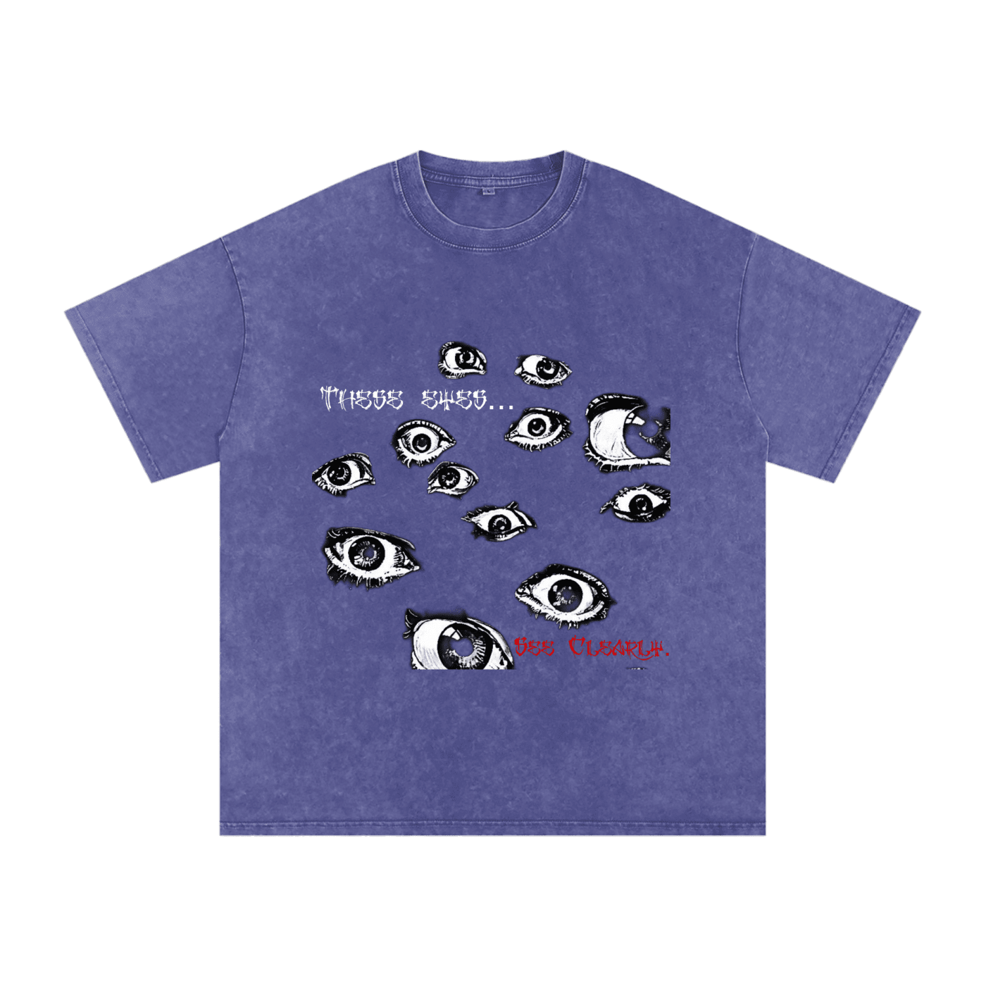 These Eyes Oversized Cotton T-Shirt - The Shadow Archive