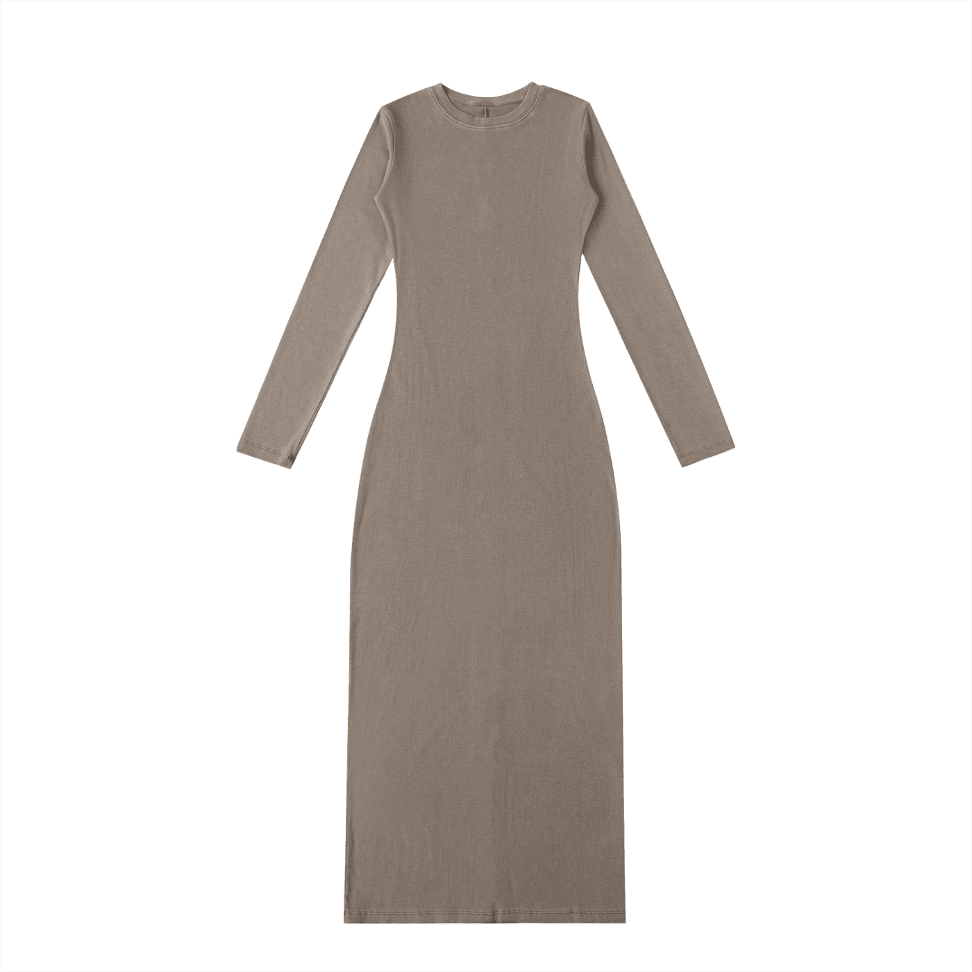 Dyed Washed Slit Maxi Dress - The Shadow Archive