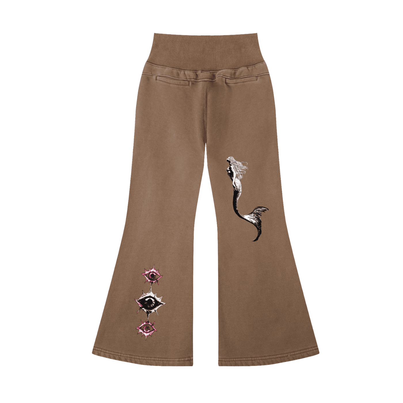 Half - Fledged Vampress Flared Fleece Pants - The Shadow Archive