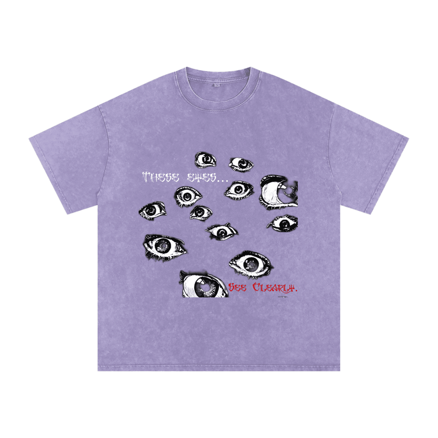 These Eyes Oversized Cotton T-Shirt - The Shadow Archive