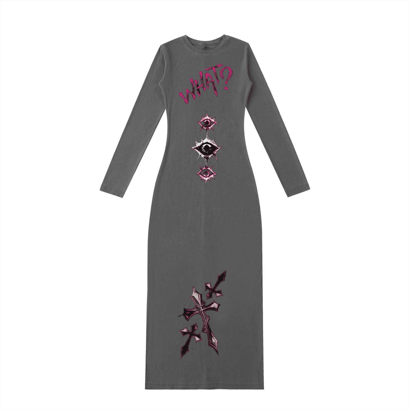 Odd Queen Slit Maxi Dress - The Shadow Archive