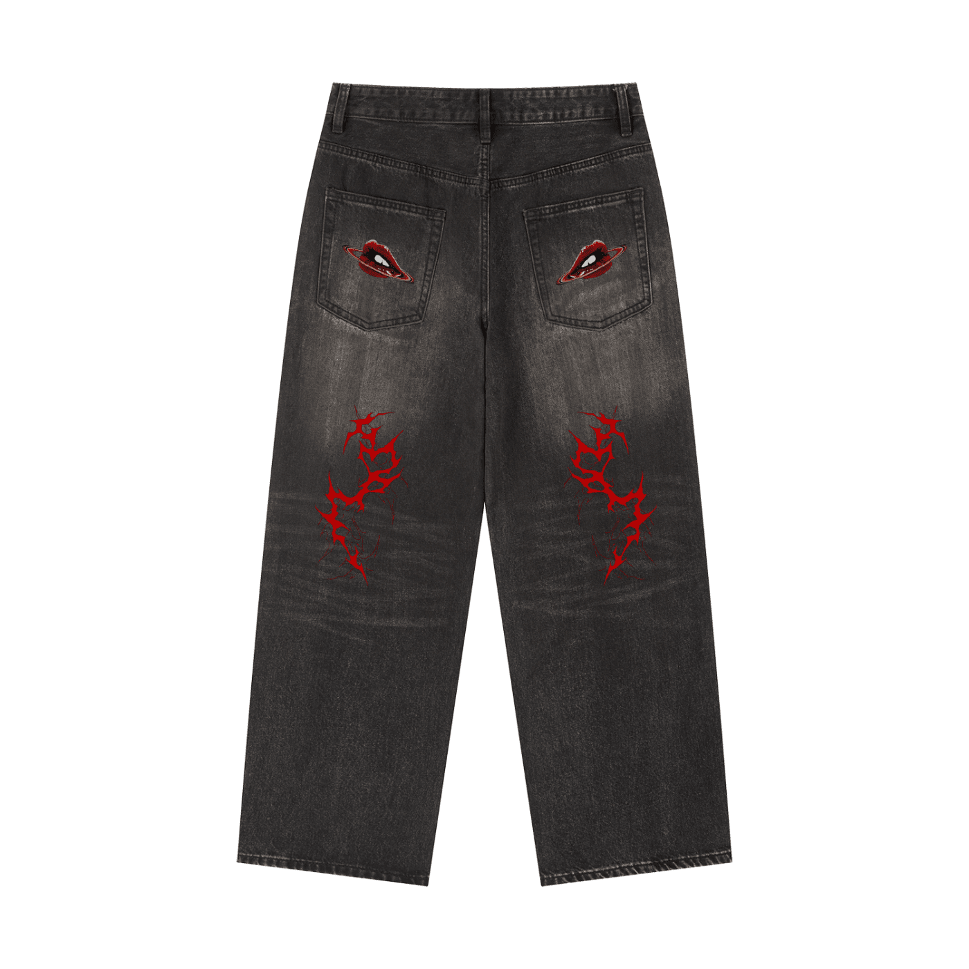 Never Found Vintage Heavyweight Denim Jeans - The Shadow Archive