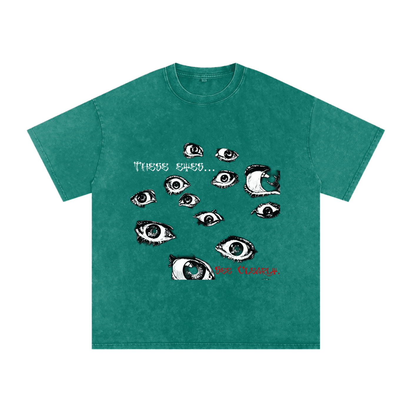These Eyes Oversized Cotton T-Shirt - The Shadow Archive