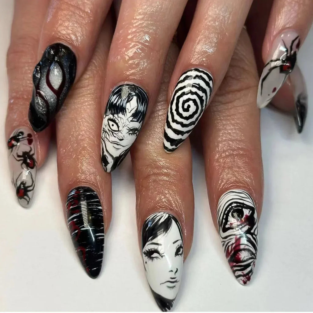 Gothic Manga Nail Art Collection - The Shadow Archive