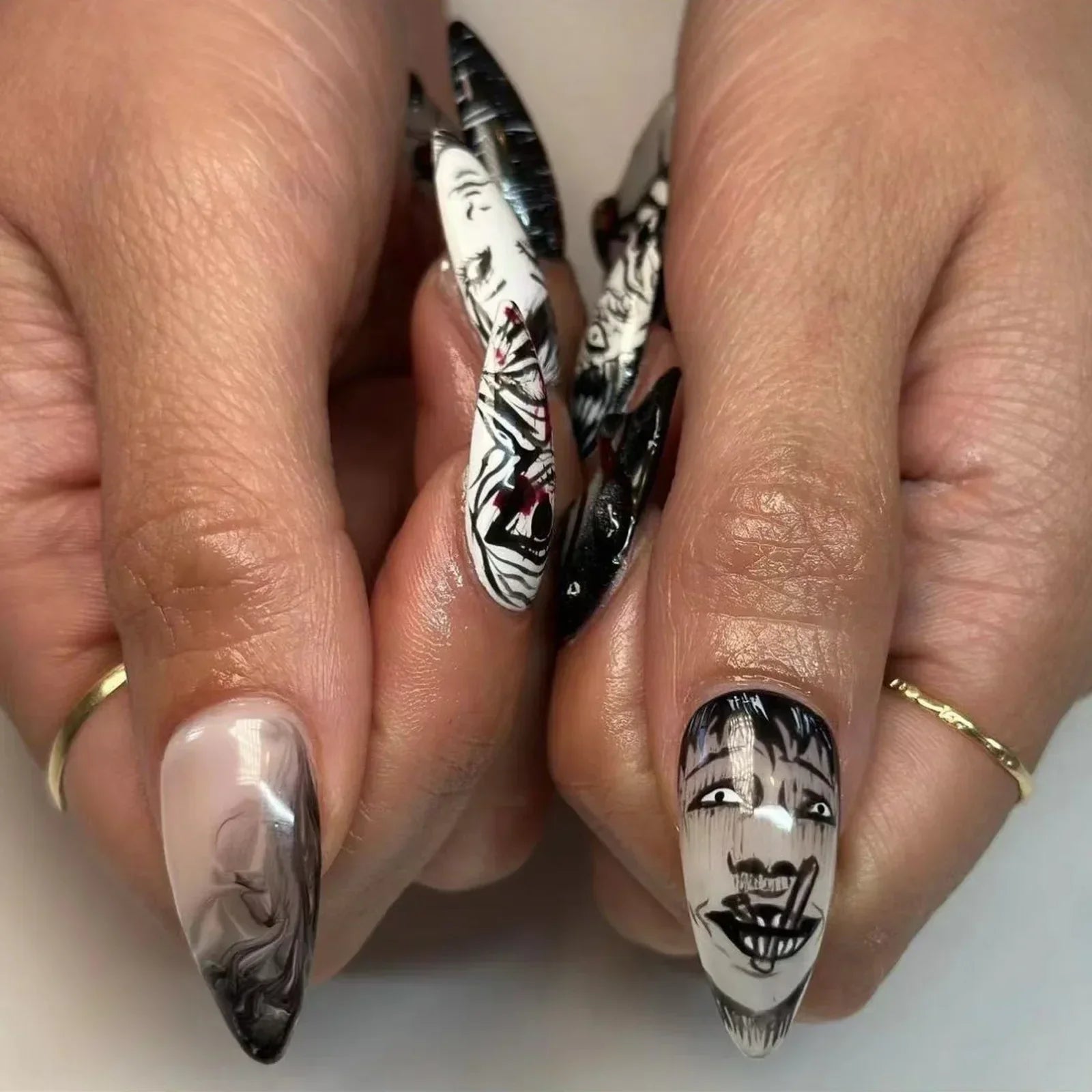 Gothic Manga Nail Art Collection - The Shadow Archive