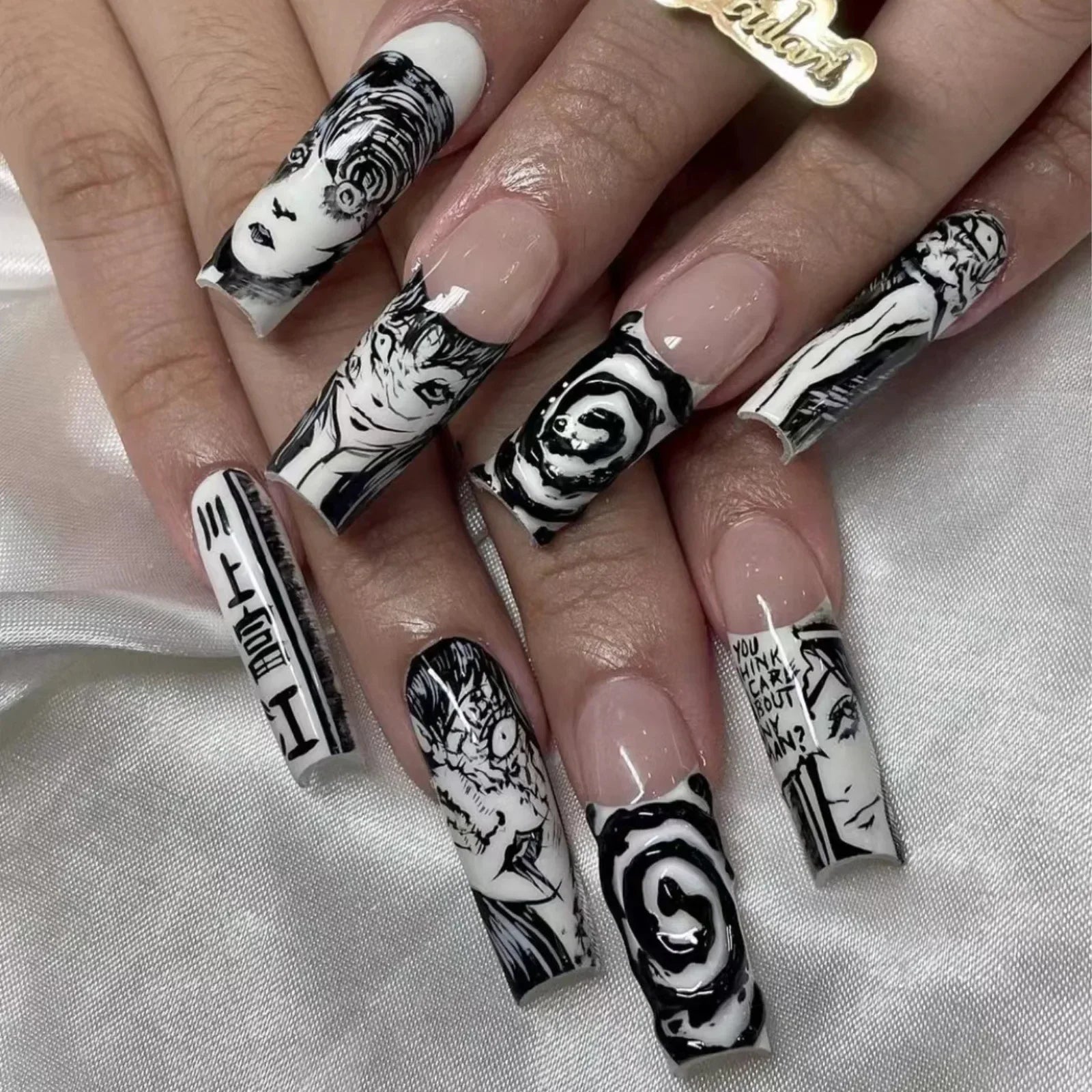 Gothic Manga Nail Art Collection - The Shadow Archive