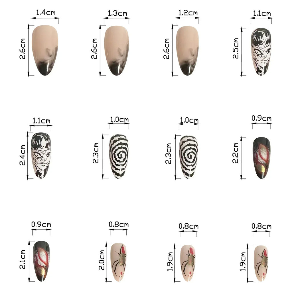 Gothic Manga Nail Art Collection - The Shadow Archive