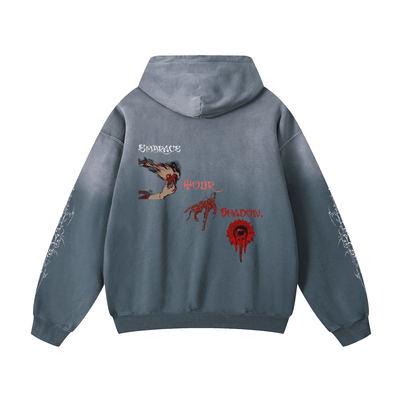 These Eyes Sunfade Oversized Hoodie - The Shadow Archive